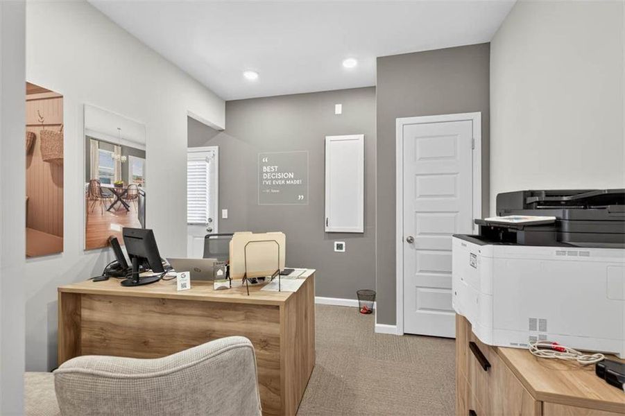 Furnished interior view inside a new home in Laurel Ridge, Rock Spring (Image 38).