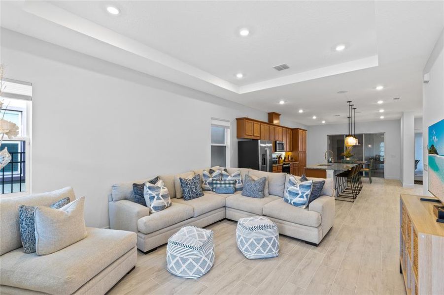 Furnished interior view inside a new home in Laureate Park, Orlando (Image 7).