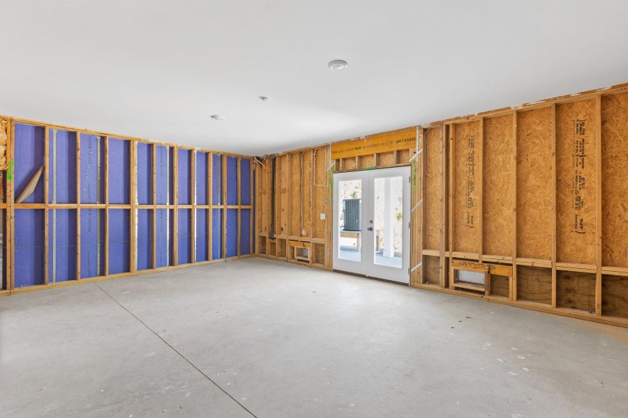 Construction in progress for homes built from the Montague by McKee Homes in Anchors Bend Townes, Wilmington, NC (Image 36).
