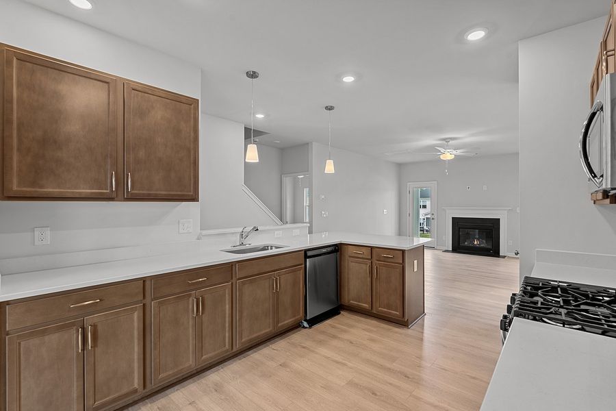 Furnished interior view inside a new home in Hanes Lake, Winston-Salem (Image 12). Furnished interior view inside a new home in Hanes Lake, Winston-Salem (Image 12).