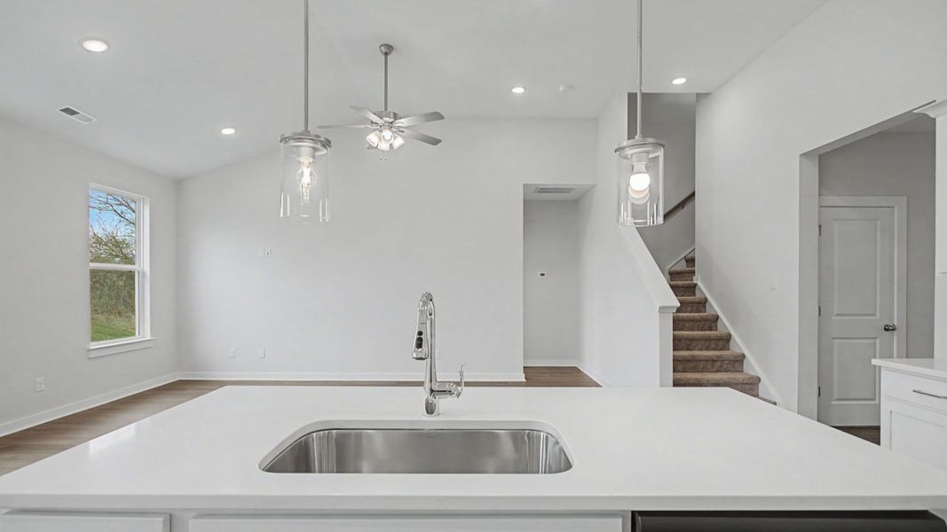 Furnished interior view inside a new home in Cottages of Bearwood, Mount Pleasant (Image 13). Furnished interior view inside a new home in Cottages of Bearwood, Mount Pleasant (Image 13).