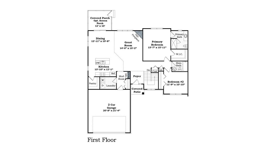 2D floor plan layout of this home in Mystic Ridge, Whitmore Lake, MI (Image 5).