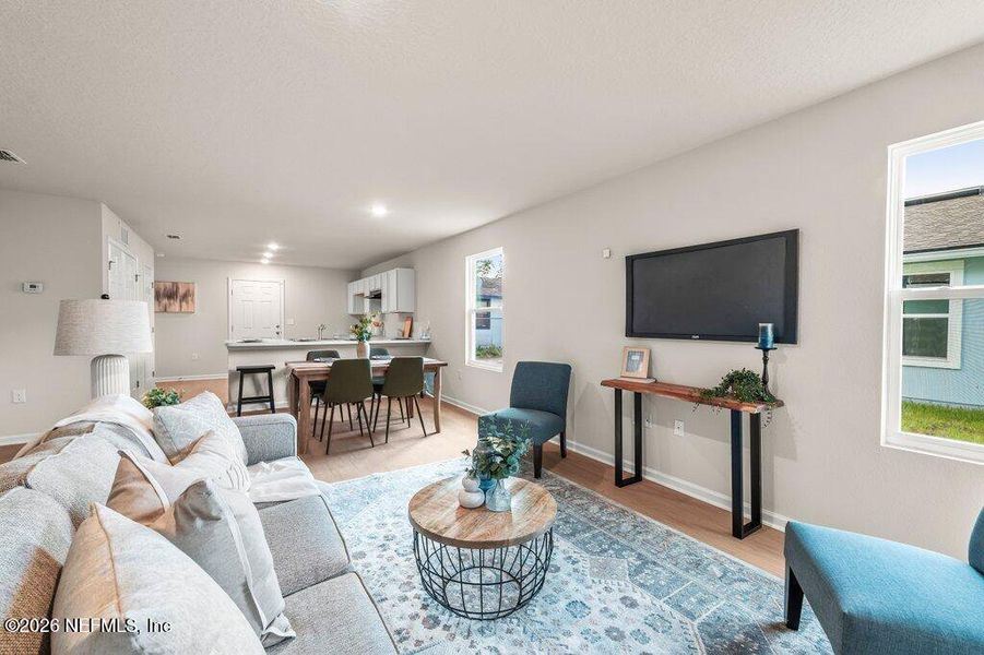 Furnished interior view inside a new home in , Jacksonville (Image 8).
