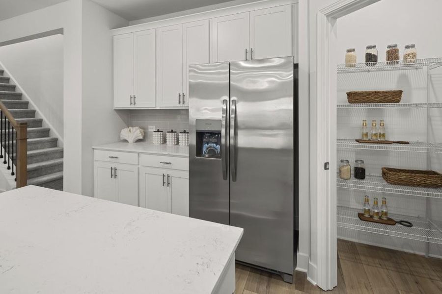 Furnished interior view inside a new home in The Court at Gainesville Township, Gainesville (Image 10).