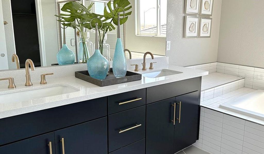 Furnished interior view inside a new home in Seasons at Shores of Lake Dell, Dundee (Image 8).