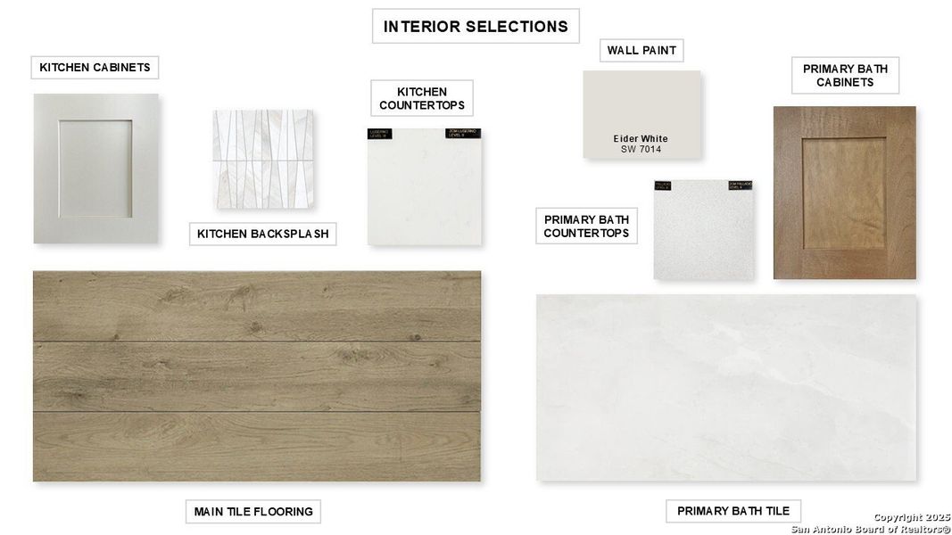 Sample of building materials used in homes in Cibolo Valley Heights 65', Cibolo (Image 32).