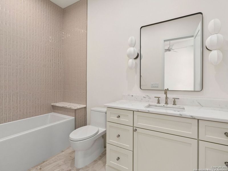 Furnished interior view inside a new home in , Boerne (Image 12).