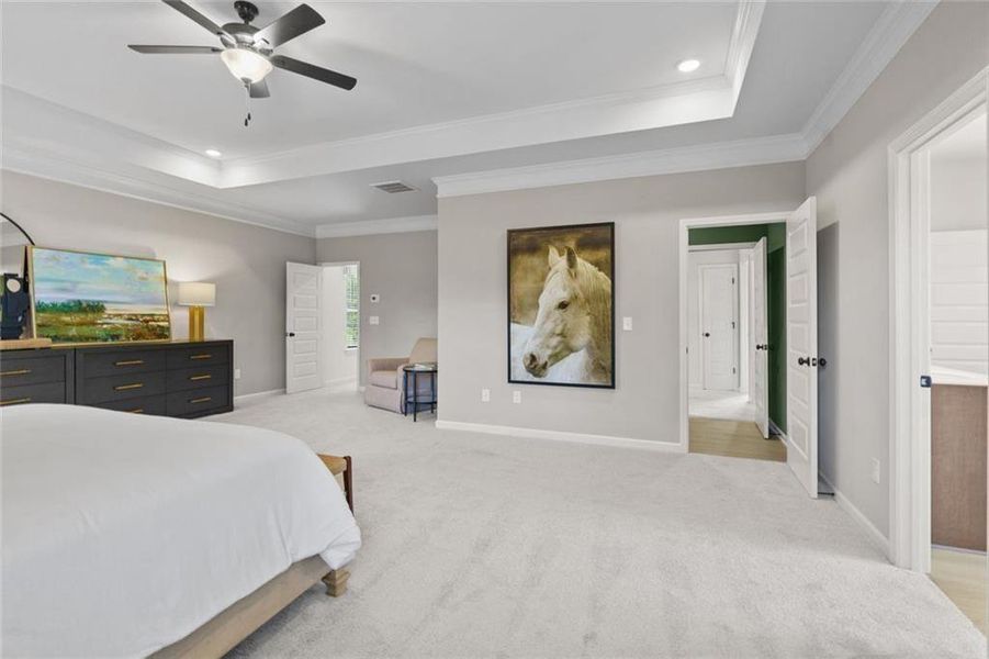 Furnished interior view inside a new home in Summerfield Place, Carrollton (Image 28).