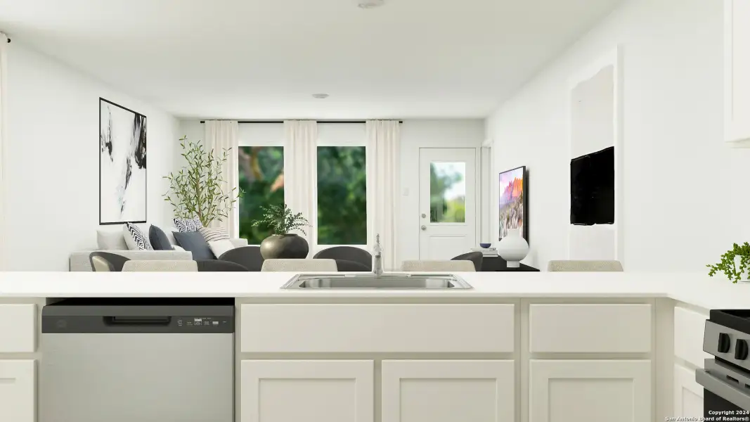 Furnished interior view inside a new home in Stone Garden, Elmendorf (Image 27).