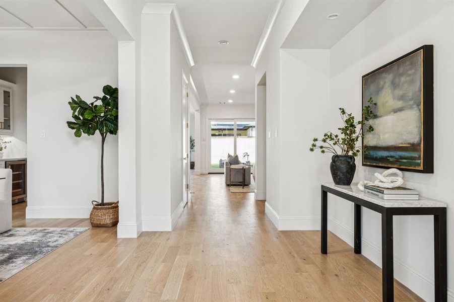 Furnished interior view inside a new home in , Dallas (Image 10).