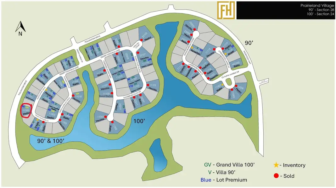 The location of the lot is circled in red on this section map. The location of the lot is circled in red on this section map.