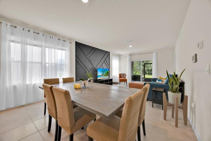 Furnished interior view inside a new home in , Davenport (Image 10).