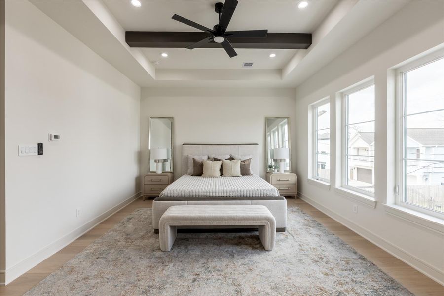 Furnished interior view inside a new home in , Houston (Image 16).