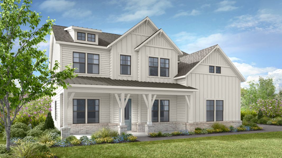 Front exterior of a home in the Wayt Farm community, located in Cumming, GA (Image 12).