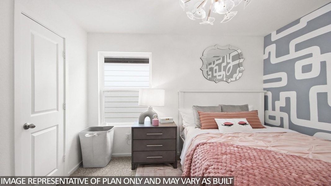 Furnished interior view inside a new home in Bridges on Lake Houston Villas, Humble (Image 12).