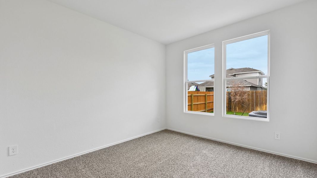 Spacious, unfurnished interior of a new home in Wayside, Uhland (Image 28).