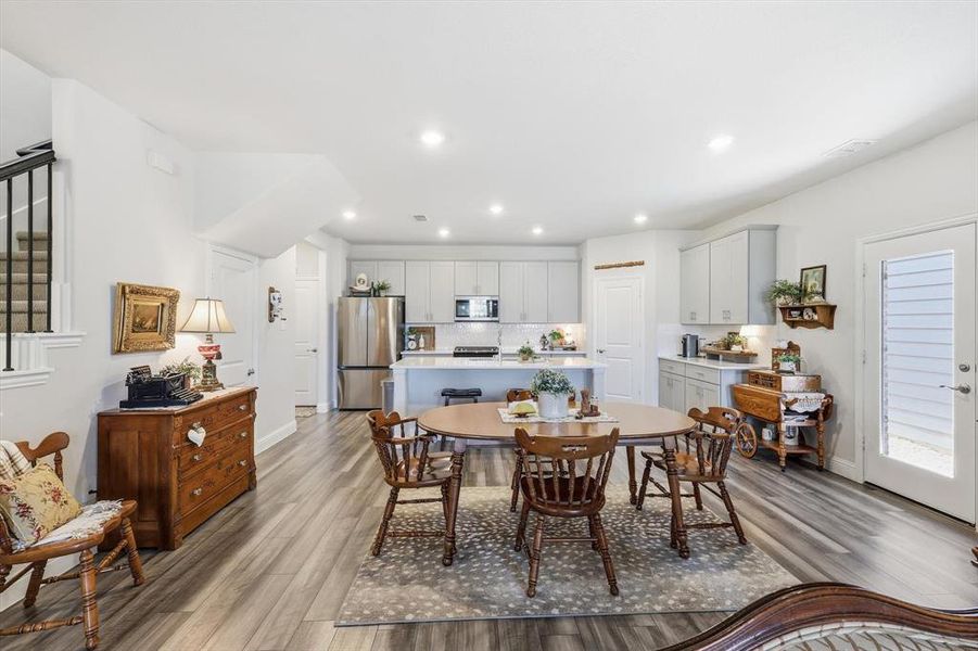 Furnished interior view inside a new home in Ashford Park - Cottage Series, Corinth (Image 10).