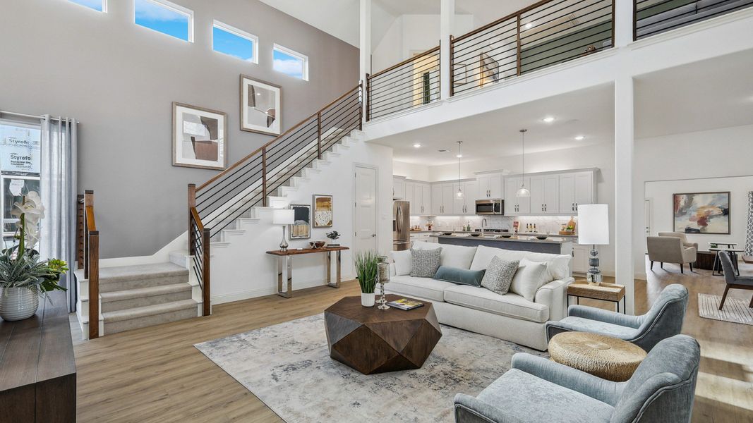 Furnished interior view inside a new home in Solterra Texas, Mesquite (Image 8).