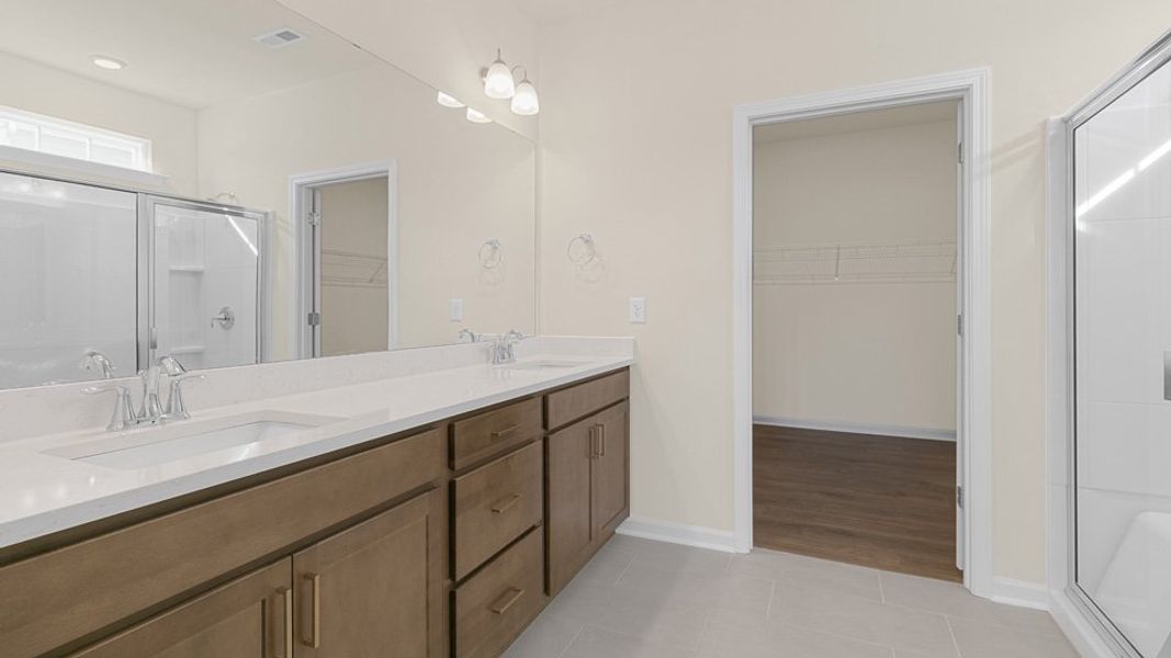 Furnished interior view inside a new home in The Villas at Collinswood, Aberdeen (Image 8).