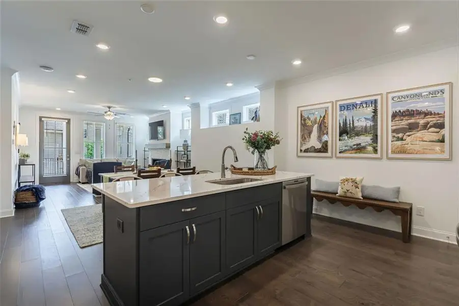 Furnished interior view inside a new home in , Peachtree Corners (Image 33).