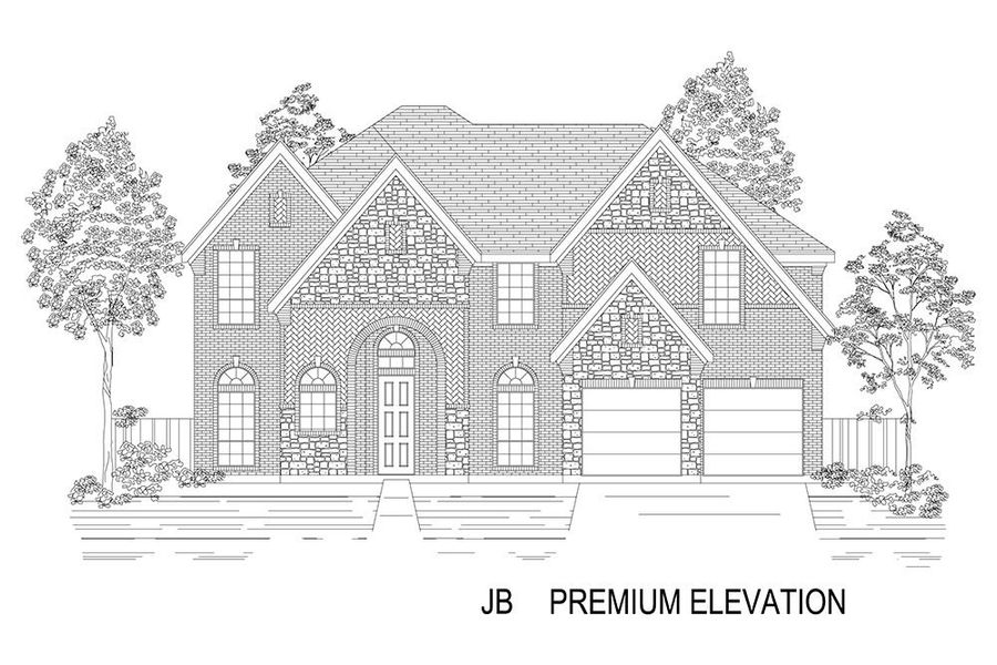 Representative rendering of the exterior for the Stonehaven 2F by First Texas Homes (Image 21). Representative rendering of the exterior for the Stonehaven 2F by First Texas Homes (Image 21).