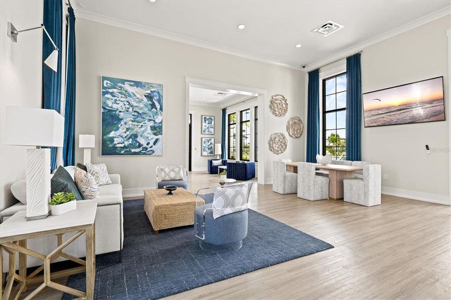 Furnished interior view inside a new home in , Bradenton (Image 8).