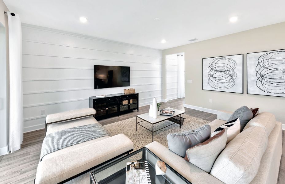 Living space filled with natural light