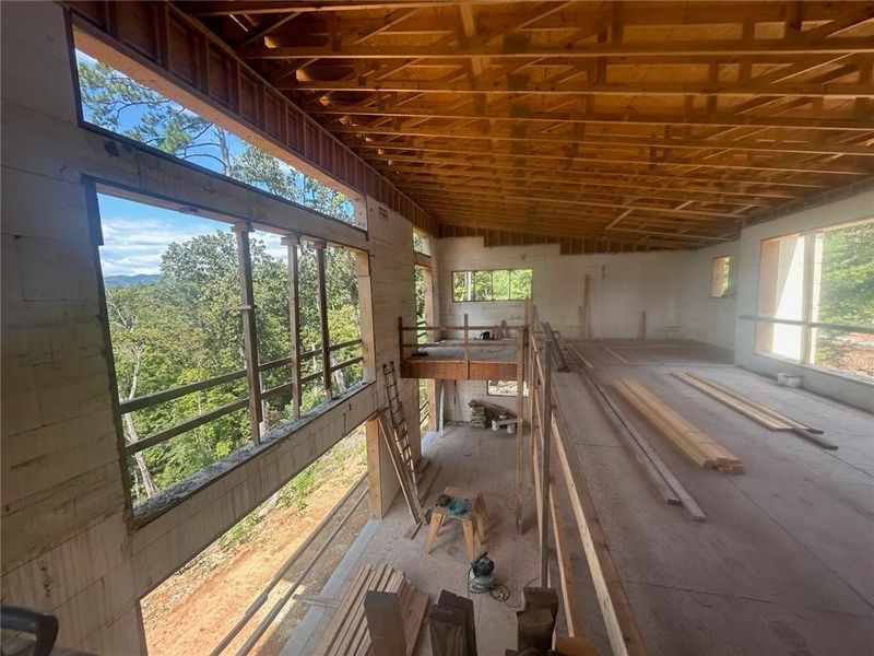In-progress construction of a new home in , Ellijay, GA (Image 10).