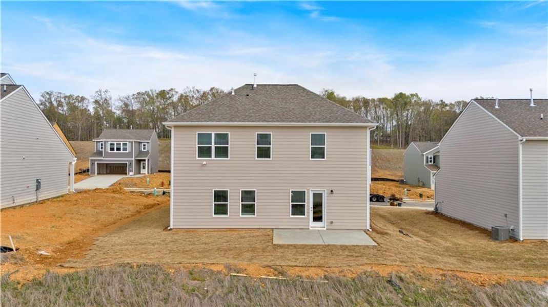 Exterior details and patio area of a home in , Rockmart (Image 3). Exterior details and patio area of a home in , Rockmart (Image 3).