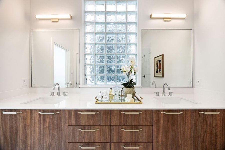 Furnished interior view inside a new home in , Houston (Image 10).