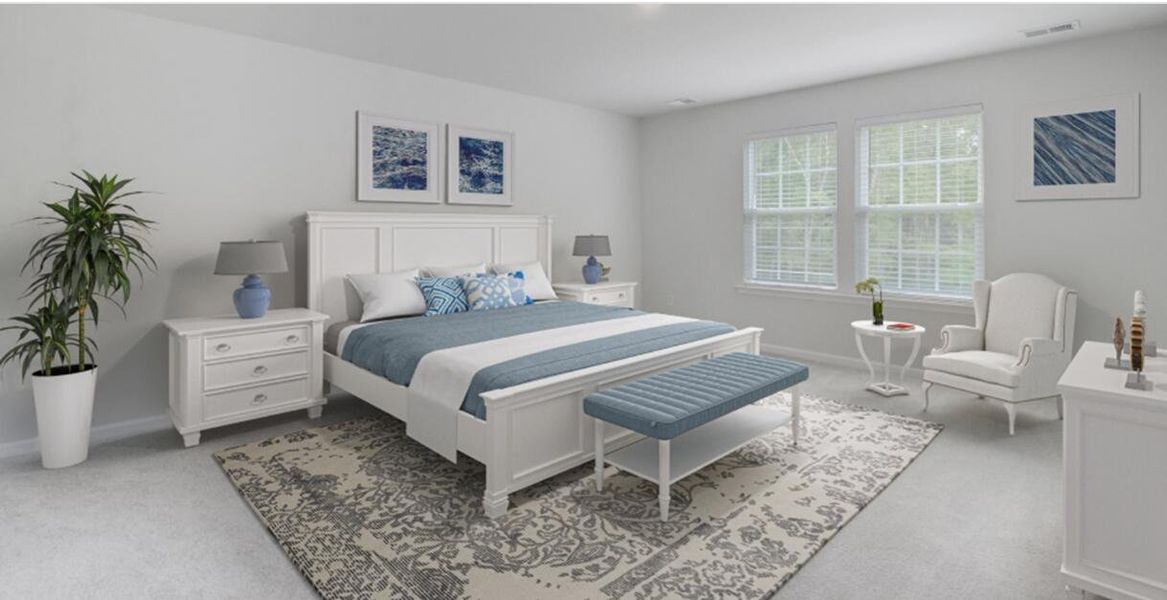 Furnished interior view inside a new home in Limehouse Farms, Summerville (Image 7).