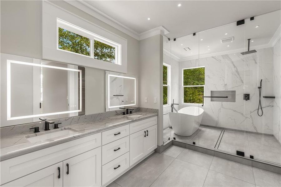 Furnished interior view inside a new home in , Decatur (Image 45).