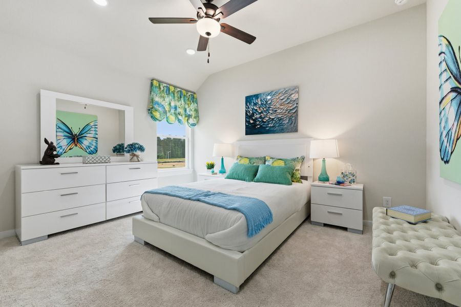 Granger Pines Model Home - Linden - Secondary Bedroom Granger Pines Model Home - Linden - Secondary Bedroom