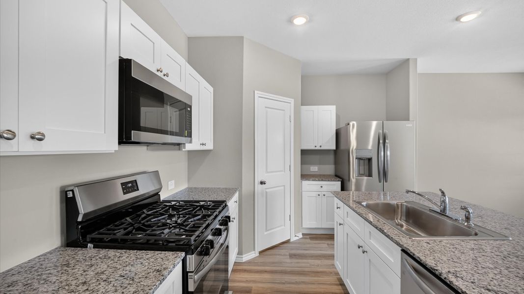 Furnished interior view inside a new home in Townes Landing, Fort Worth (Image 9).
