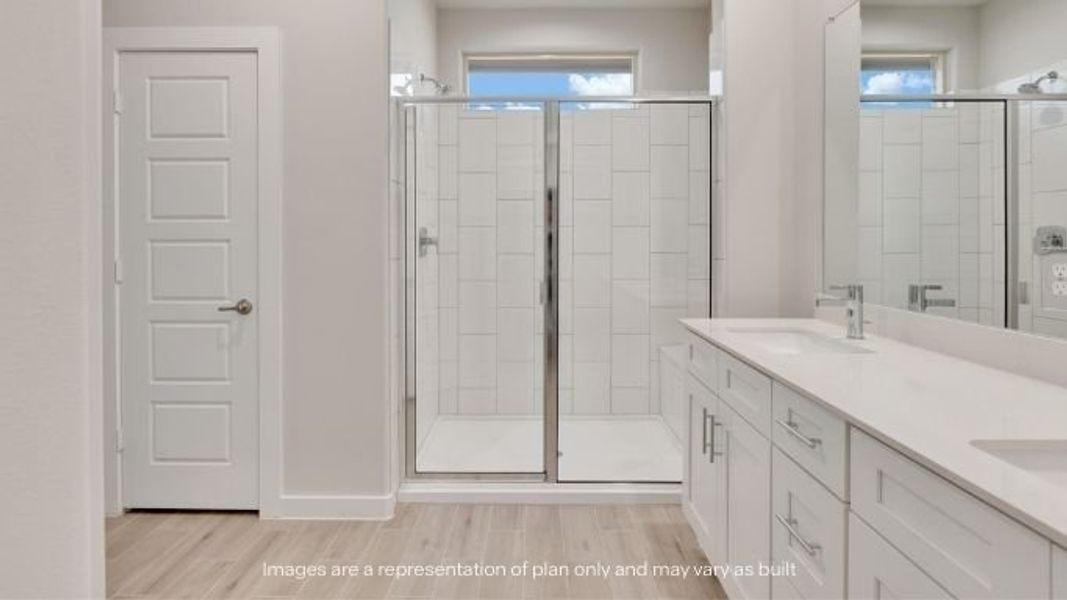 Representative furnished interior of a home built from the Portales by D.R. Horton in Homestead at Parks Bell Ranch, Odessa (Image 8).