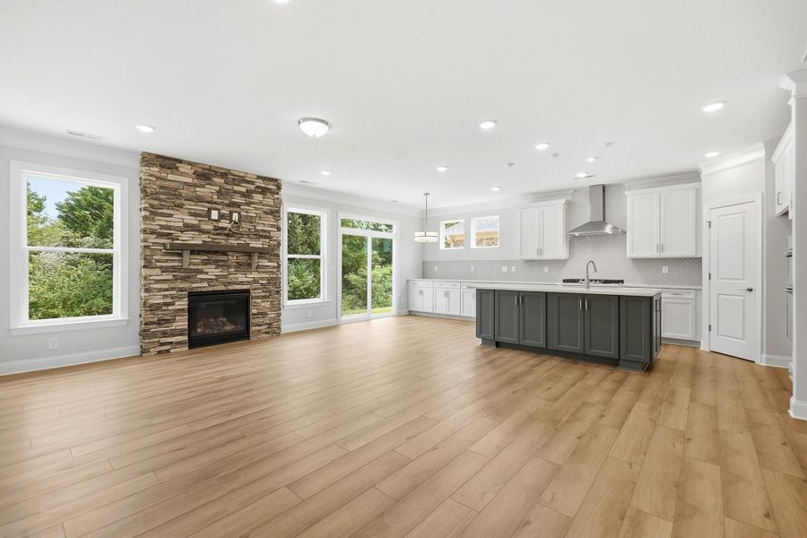 Spacious, unfurnished interior of a new home in Founders Landing | 55+ Community, Gastonia (Image 12). Spacious, unfurnished interior of a new home in Founders Landing | 55+ Community, Gastonia (Image 12).