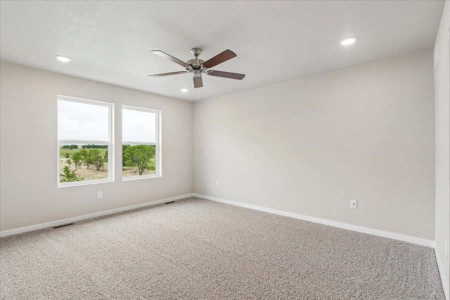 Spacious, unfurnished interior of a new home in Aspen Ranch, Fountain (Image 14). Spacious, unfurnished interior of a new home in Aspen Ranch, Fountain (Image 14).
