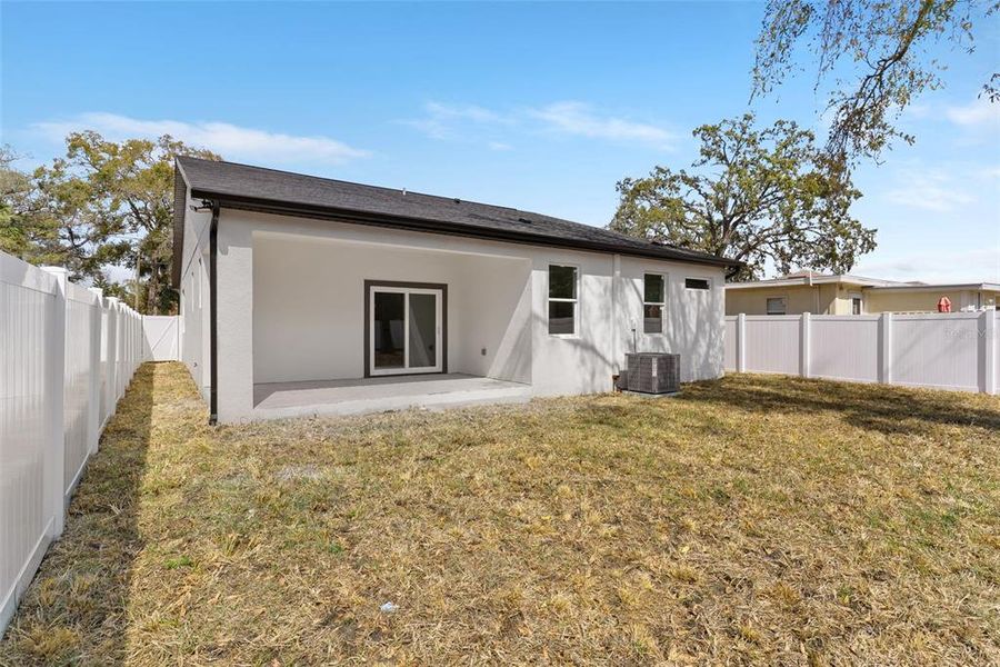 Exterior details and patio area of a home in , Tampa (Image 20). Exterior details and patio area of a home in , Tampa (Image 20).