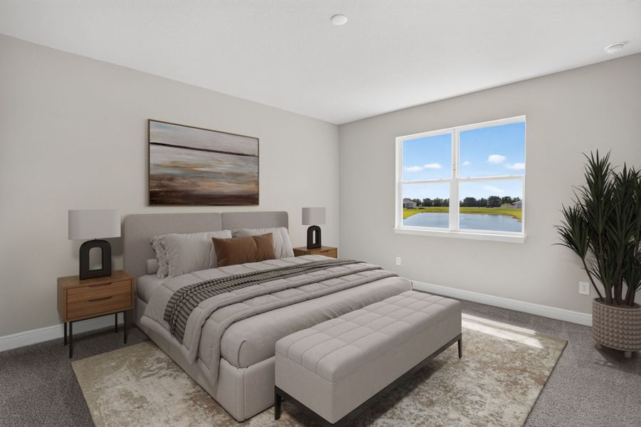 Furnished interior view inside a new home in Windwater, Parrish (Image 10).