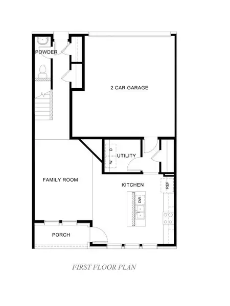 2D floor plan layout for the Bay by D.R. Horton in The Avenue, Allen, TX (Image 3).