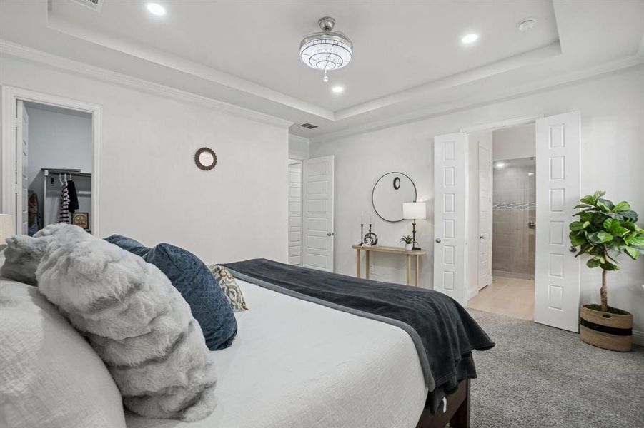 Furnished interior view inside a new home in , Plano (Image 25). Furnished interior view inside a new home in , Plano (Image 25).