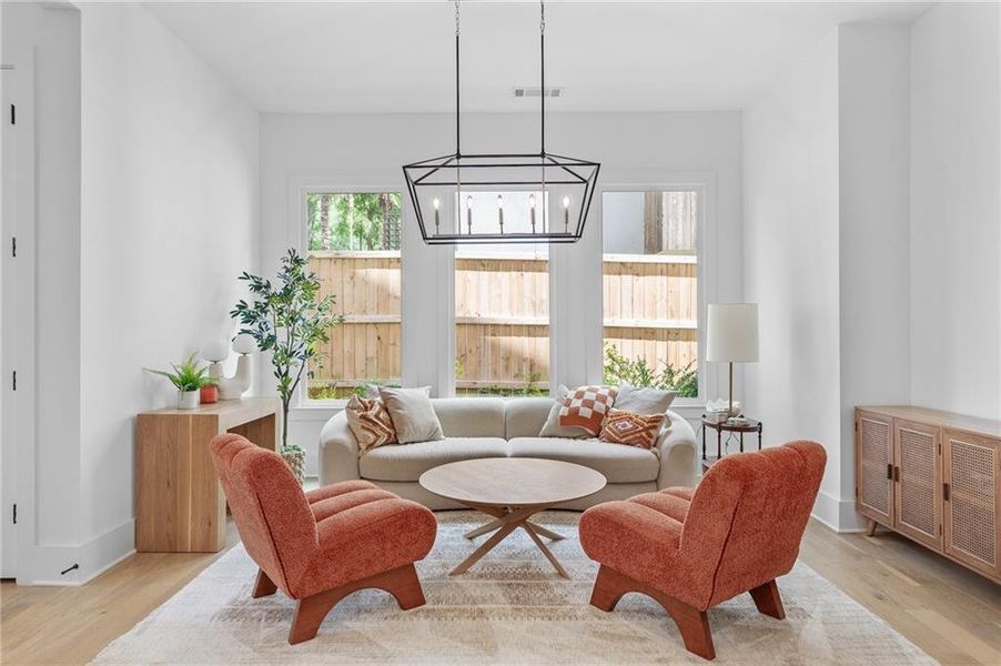 Furnished interior view inside a new home in , Brookhaven (Image 26). Furnished interior view inside a new home in , Brookhaven (Image 26).