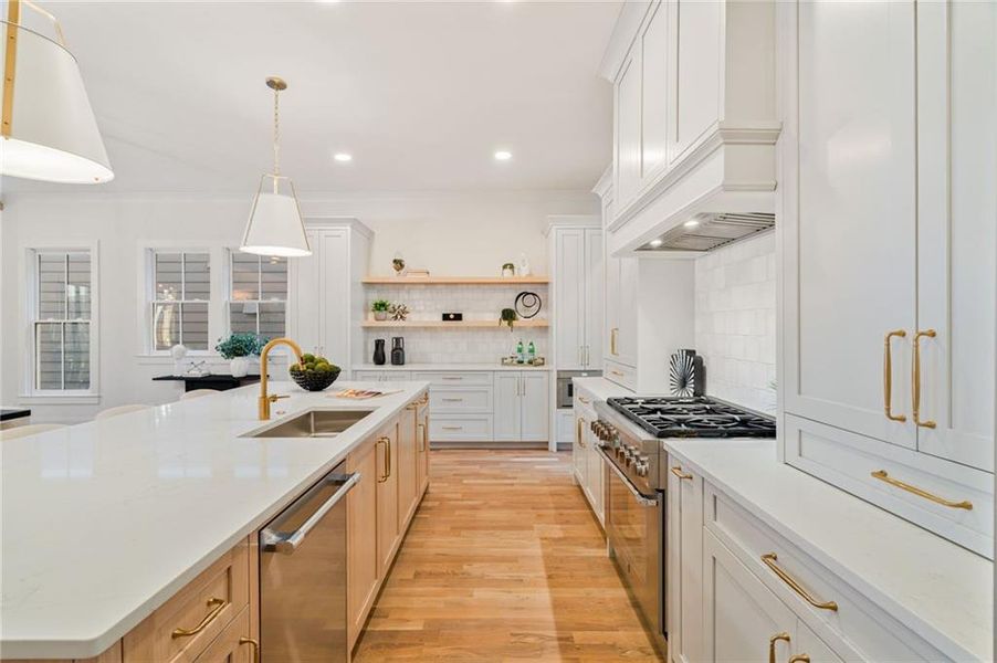 Furnished interior view inside a new home in Pendergrast Farm, Atlanta (Image 36).