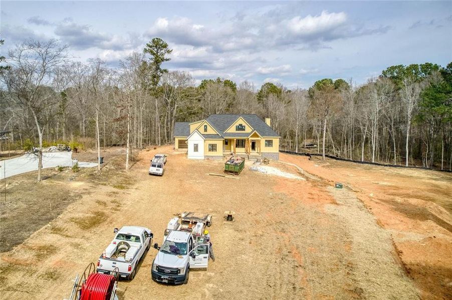 In-progress construction of a new home in , Powder Springs, GA (Image 22).