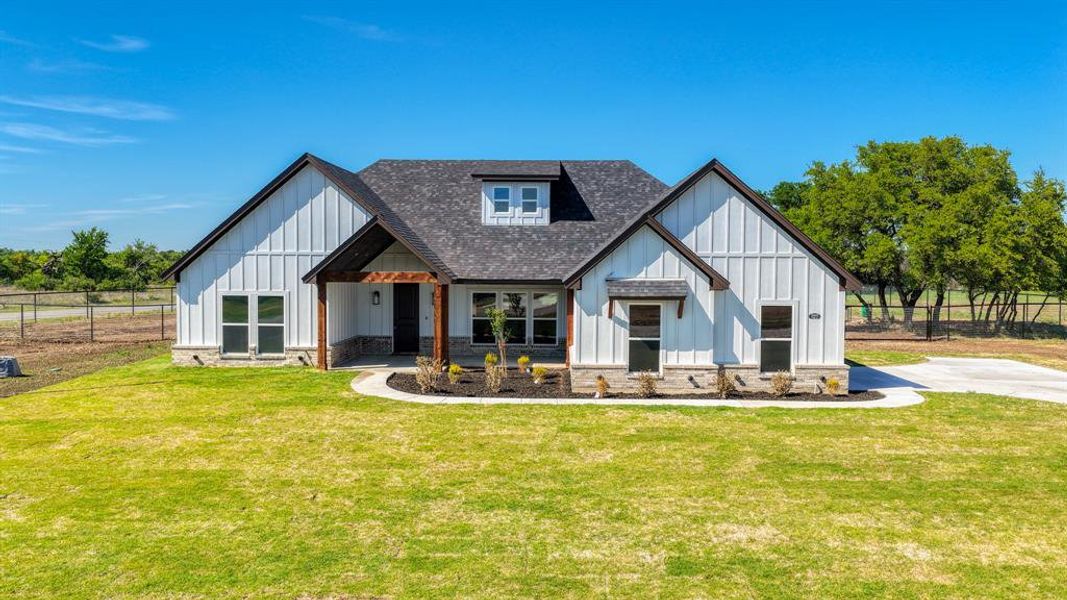 Beautiful property with trees and fenced in back yard