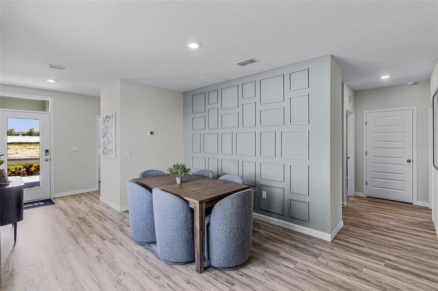 Furnished interior view inside a new home in Villamar, Winter Haven (Image 26). Furnished interior view inside a new home in Villamar, Winter Haven (Image 26).