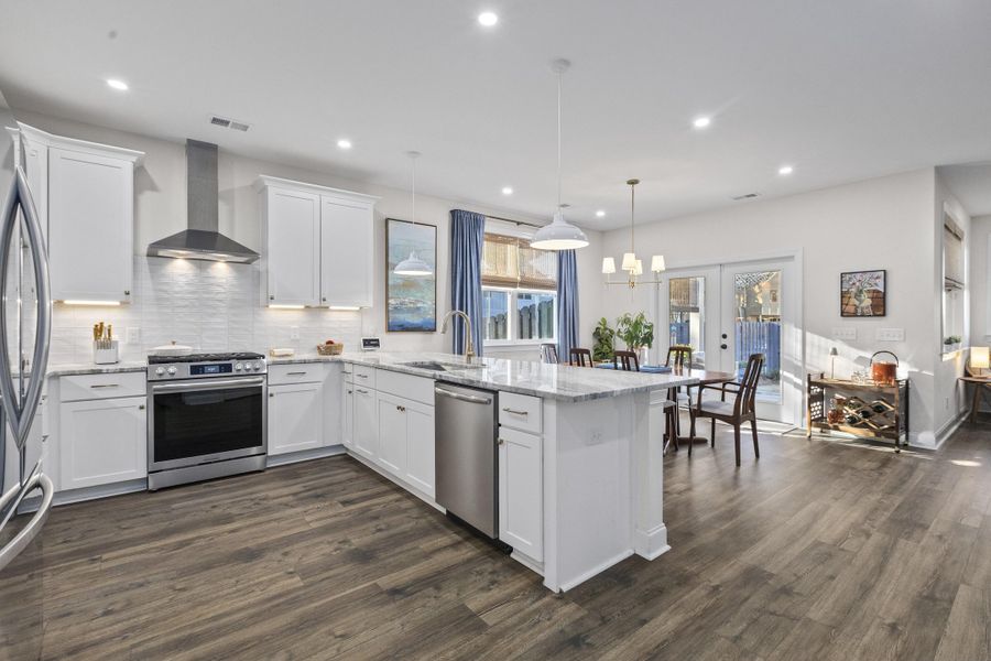 Furnished interior view inside a new home in , Johns Island (Image 9).
