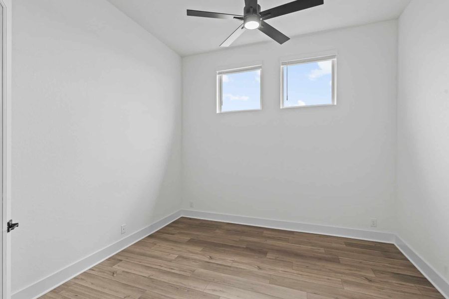 Spacious, unfurnished interior of a new home in Mesa Western, Cibolo (Image 19). Spacious, unfurnished interior of a new home in Mesa Western, Cibolo (Image 19).