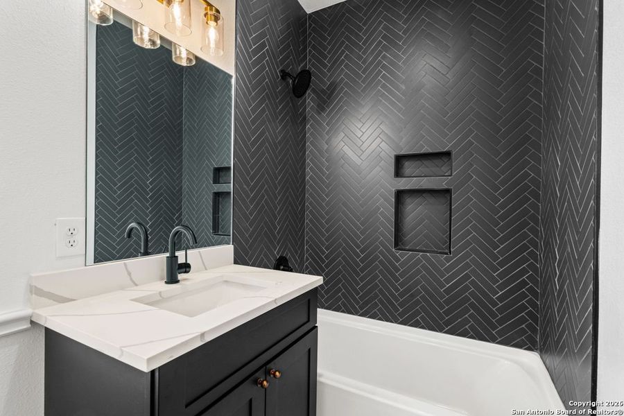 Furnished interior view inside a new home in , San Antonio (Image 8).