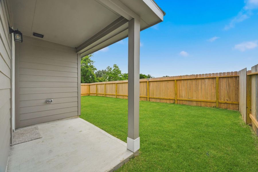 Exterior details and patio area of a home in The Villages at Westpointe, Dayton (Image 17).